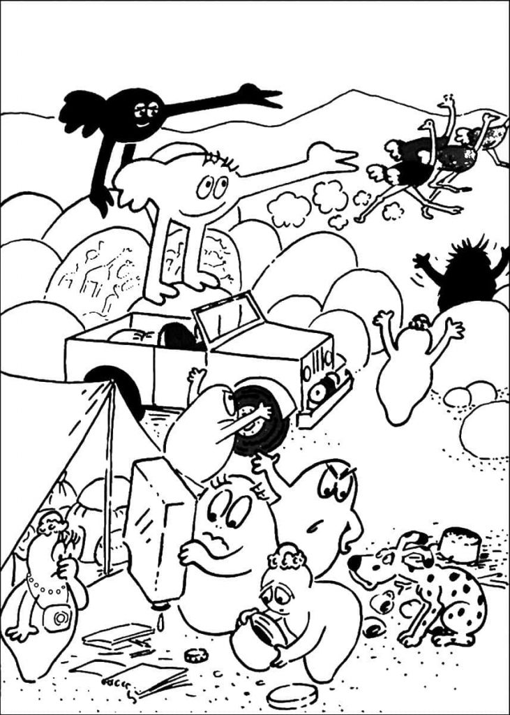 Coloriage barbapapa 18 à imprimer