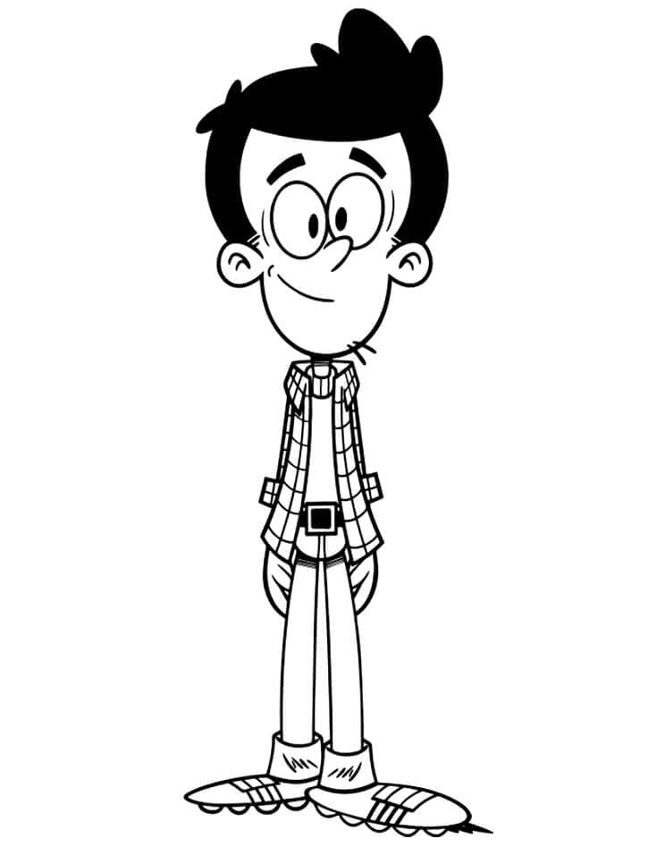 Coloriage bobby loud