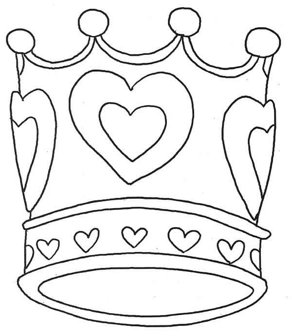 Coloriage couronne de roi 3 à imprimer