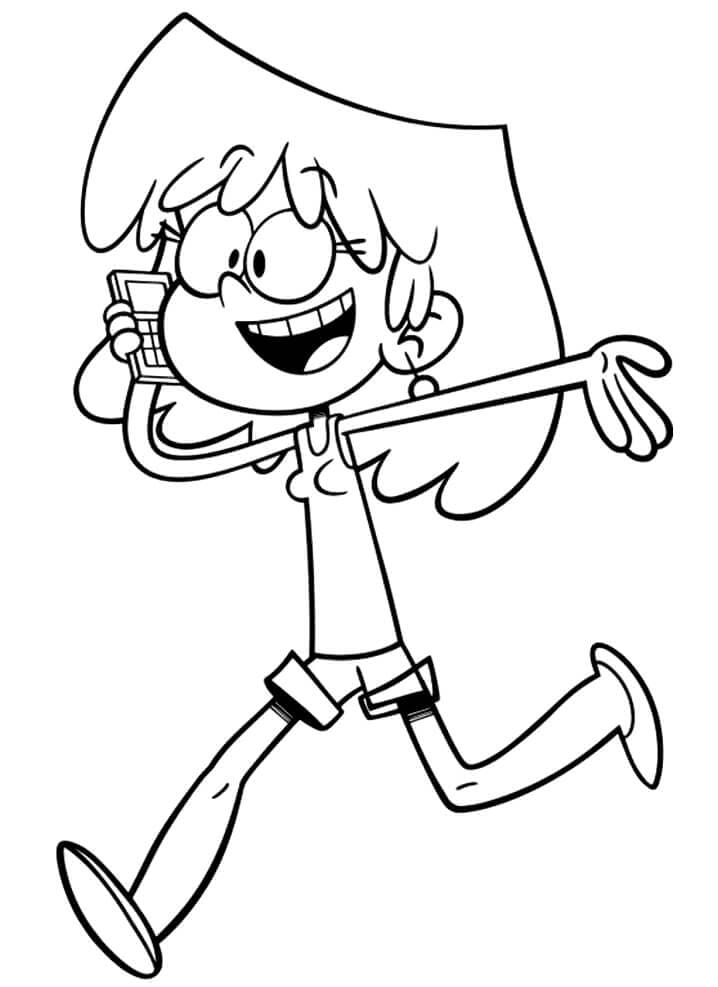 Coloriage lori loud