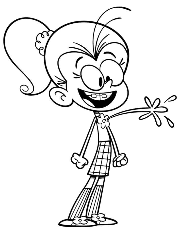 Coloriage luan loud