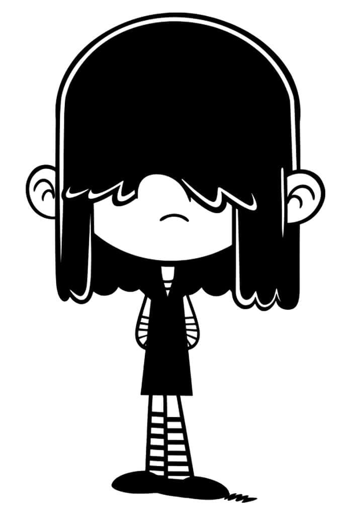 Coloriage lucy loud