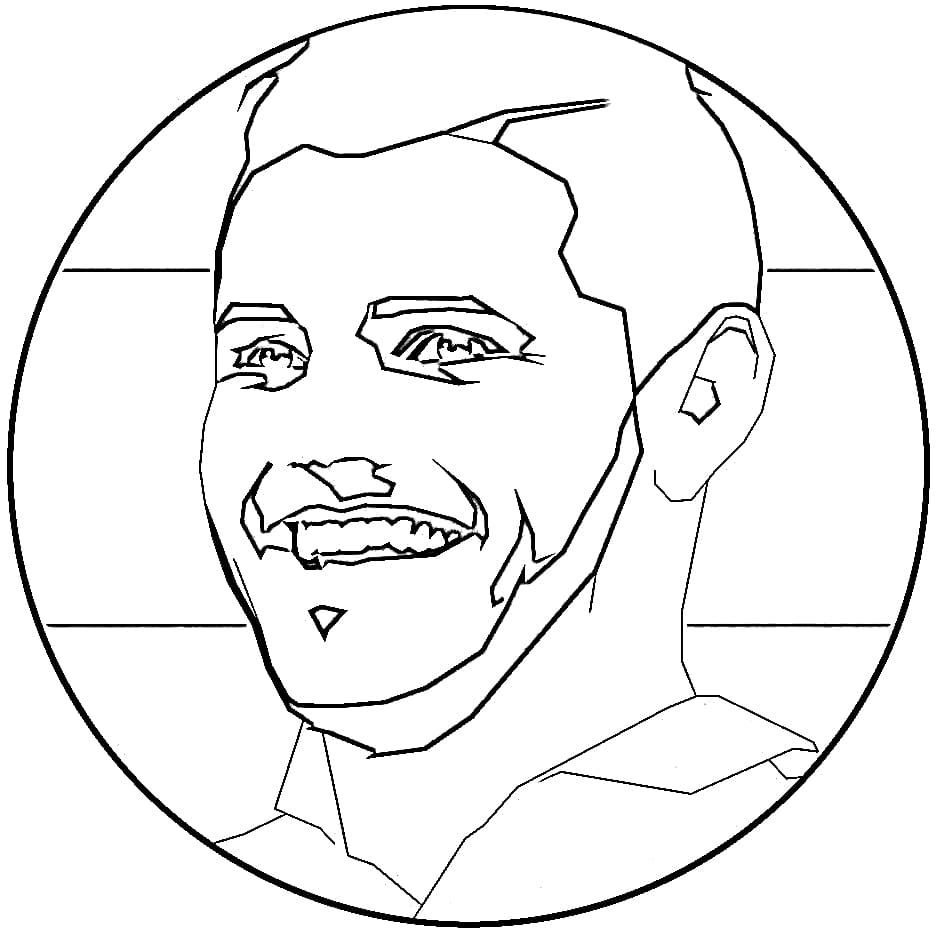 Coloriage mauro icardi 3 à imprimer