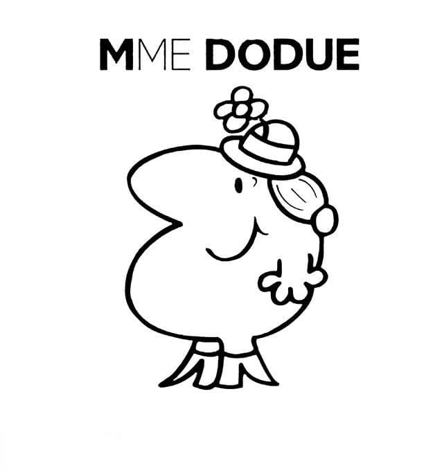 Coloriage monsieur madame dodue