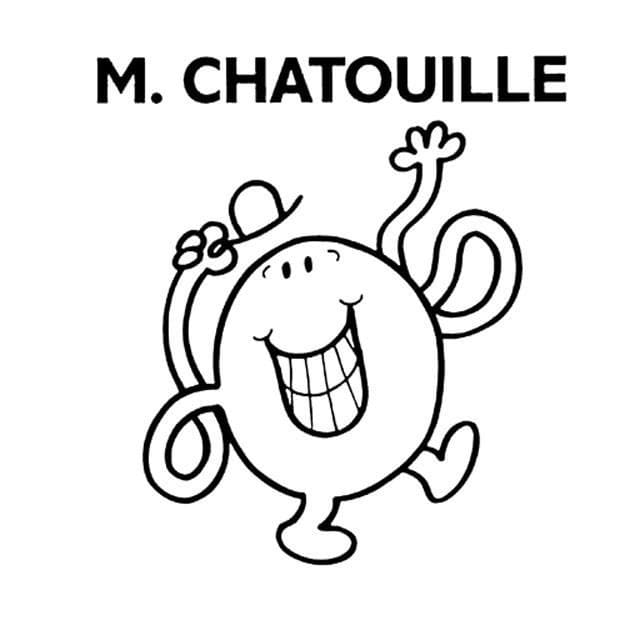 Coloriage monsieur madame m chatouille