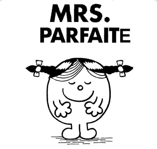 Coloriage monsieur madame parfaite