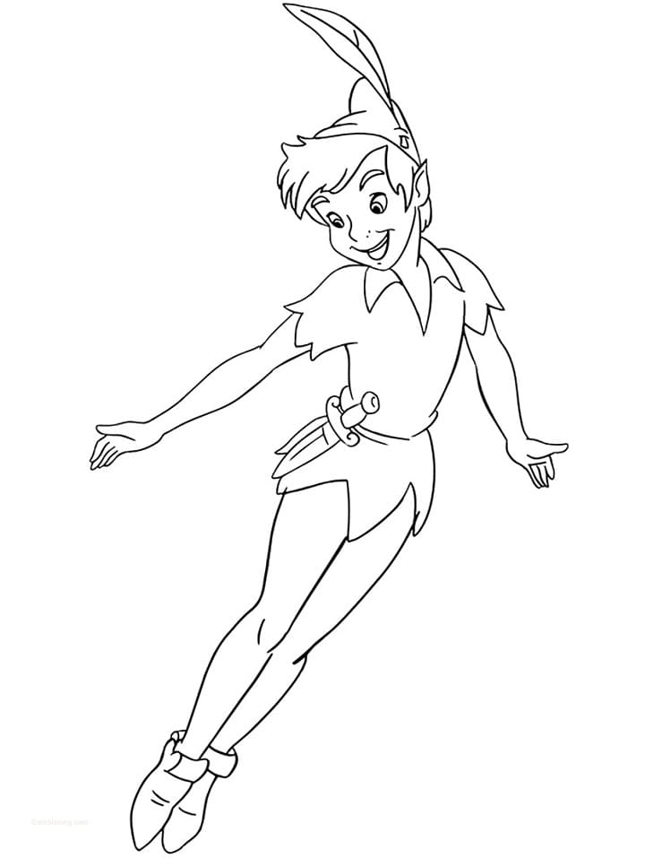 Coloriage peter pan 11