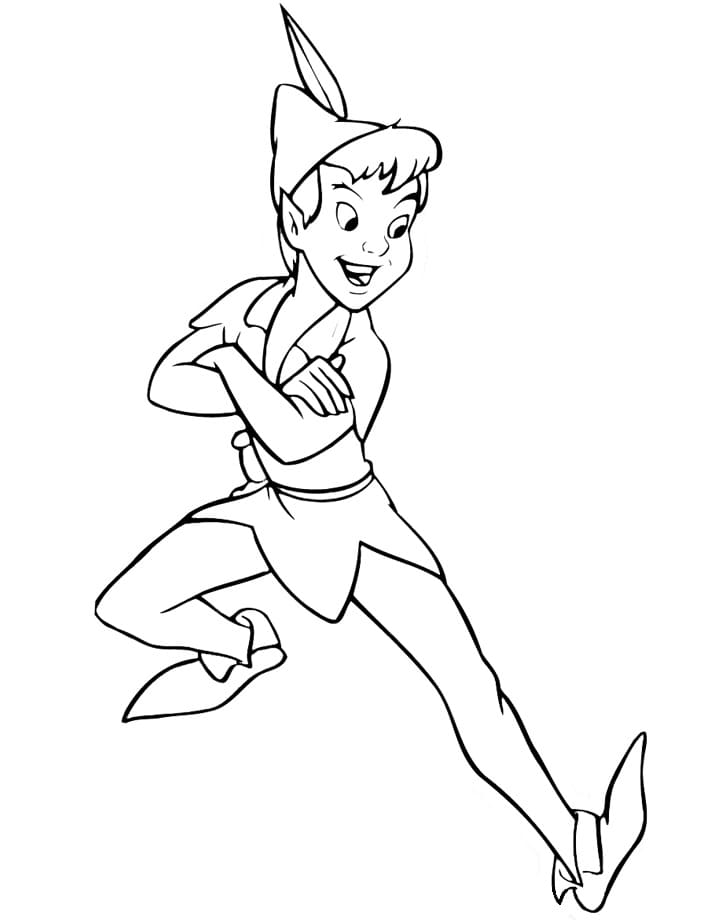 Coloriage peter pan 3