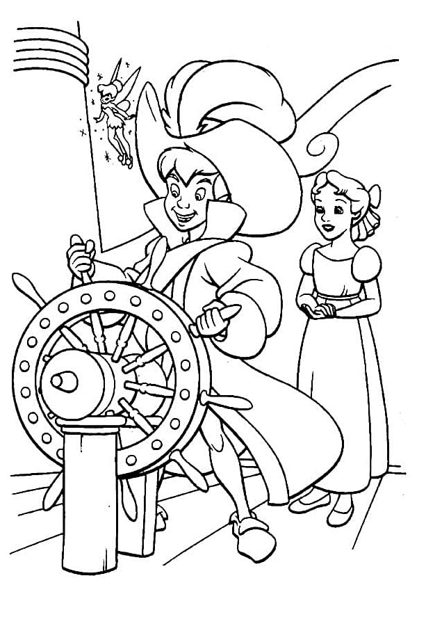 Coloriage peter pan 5