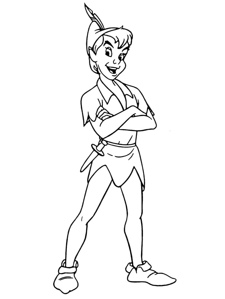 Coloriage peter pan 6