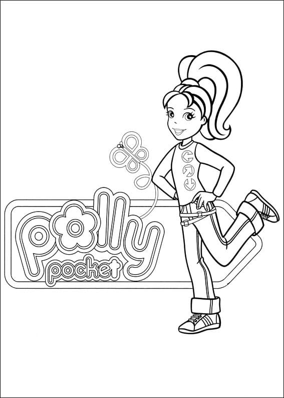 Coloriage polly pocket 19