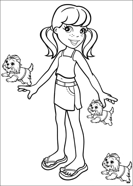 Coloriage polly pocket 8