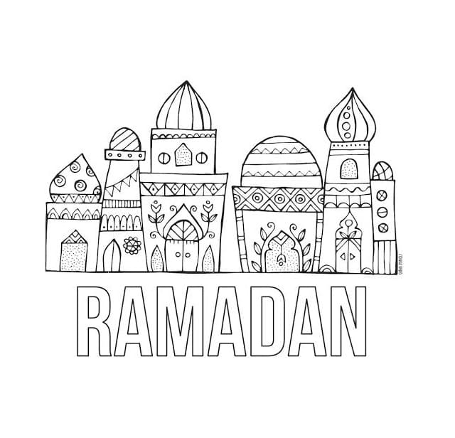 Coloriage ramadan 11