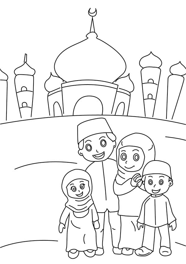 Coloriage ramadan 12