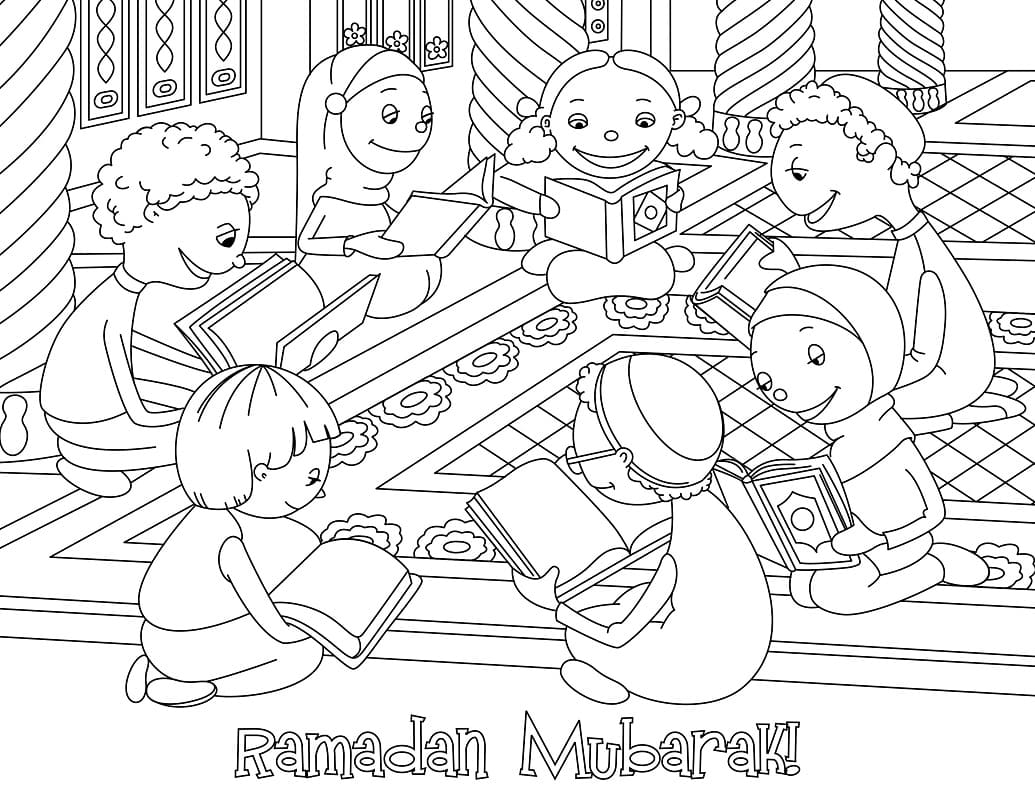 Coloriage ramadan 6