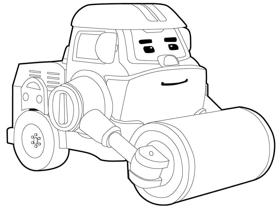 Coloriage robocar poli 11