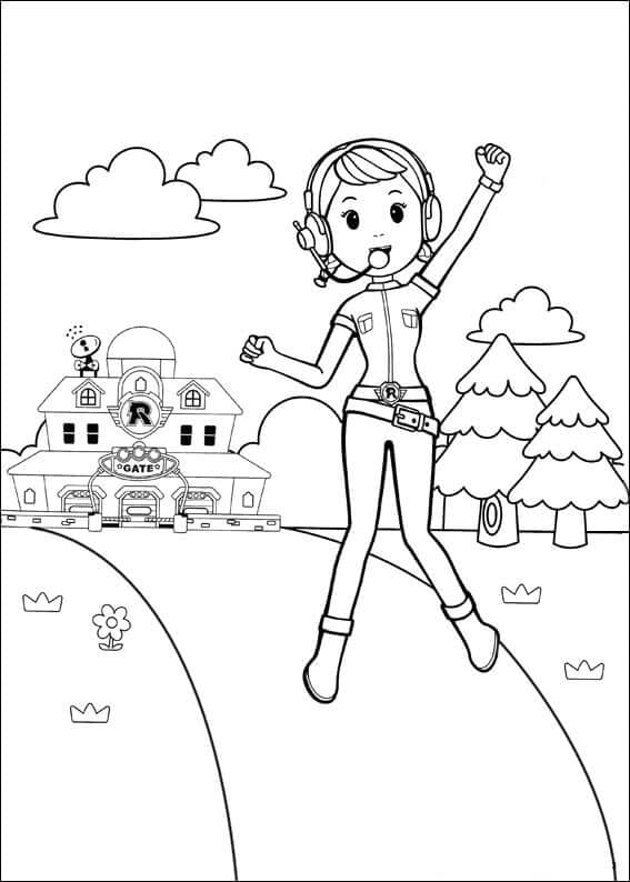 Coloriage robocar poli 3