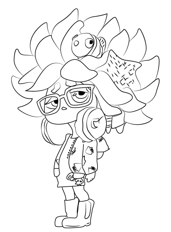 Coloriage splatoon 11