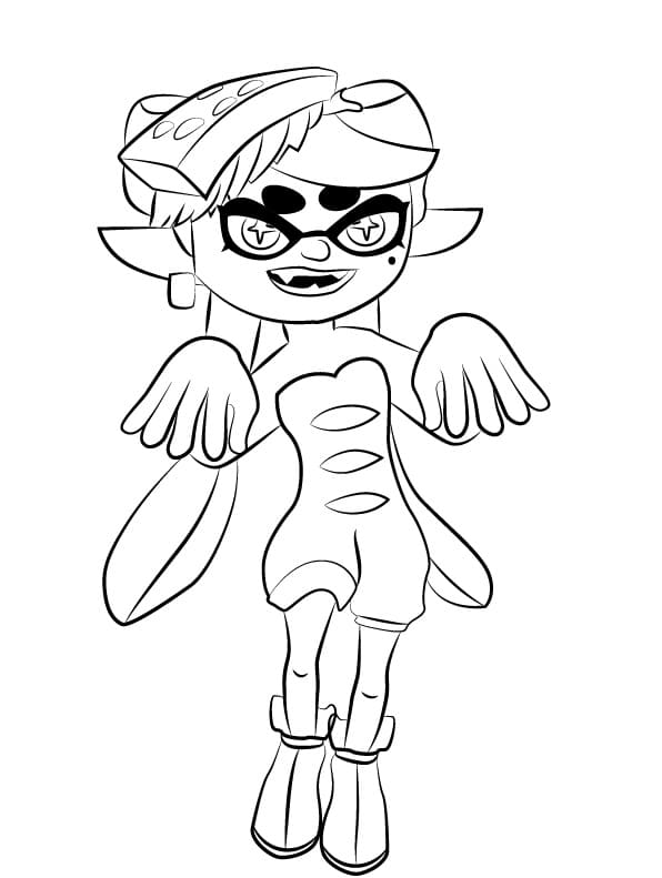 Coloriage splatoon 3