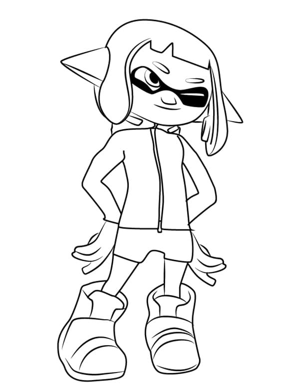 Coloriage splatoon 5