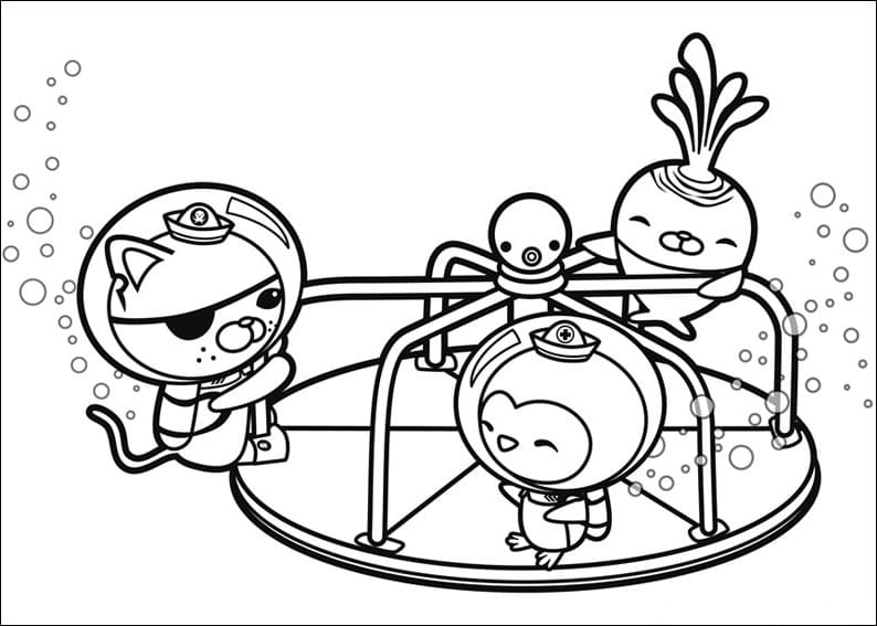 Coloriage Les Octonauts à imprimer