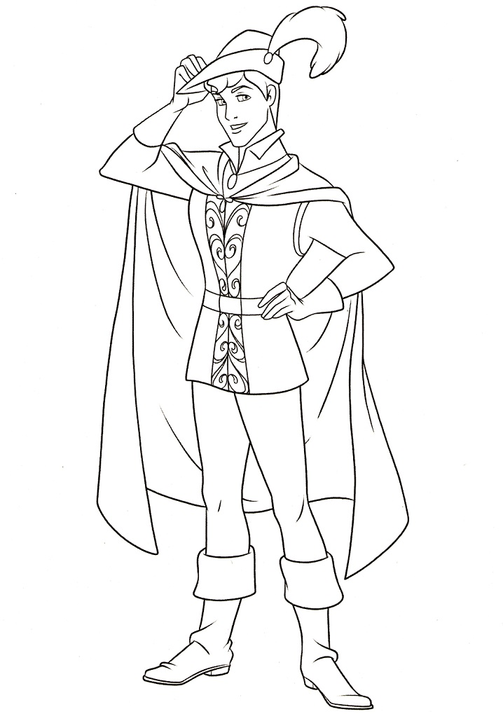 Coloriage prince philippe