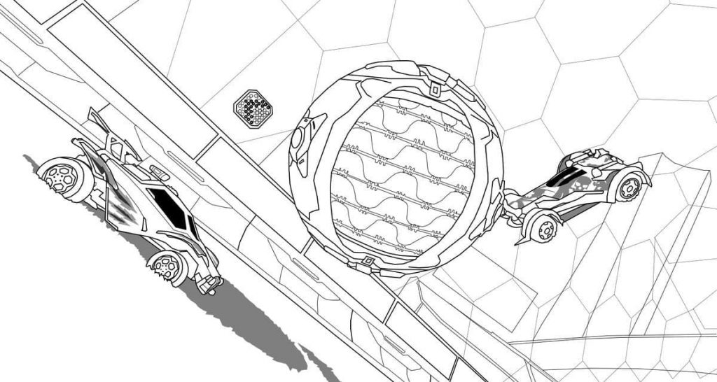 Coloriage Rocket League 11 à imprimer