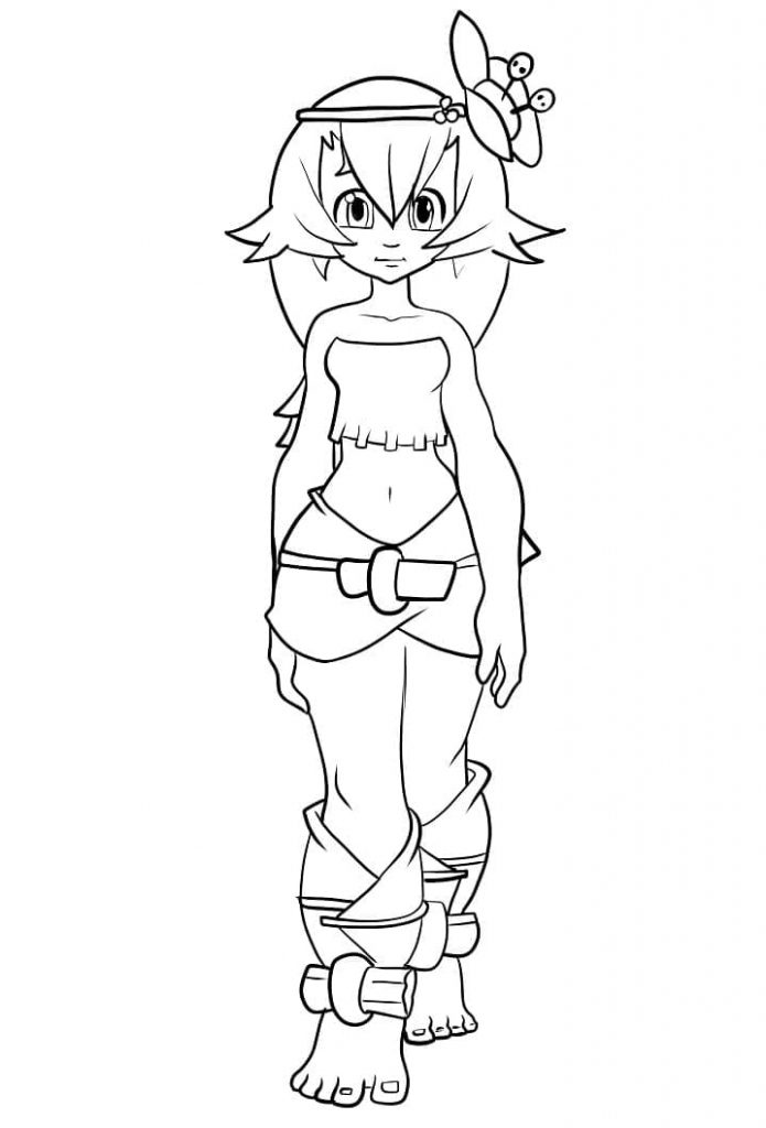 Coloriage amalia sheran sharm de wakfu à imprimer