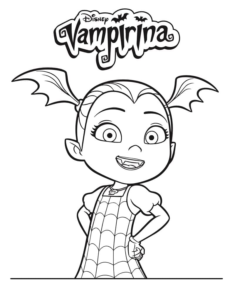 Coloriage disney vampirina