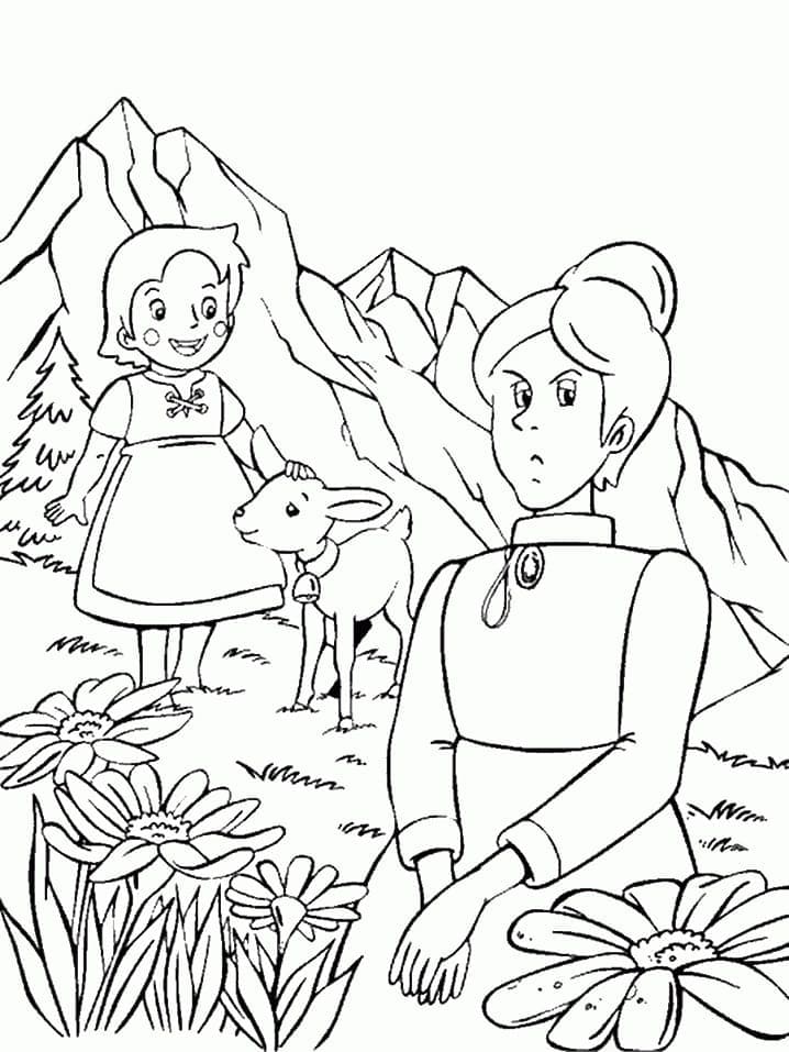 Coloriage heidi 2