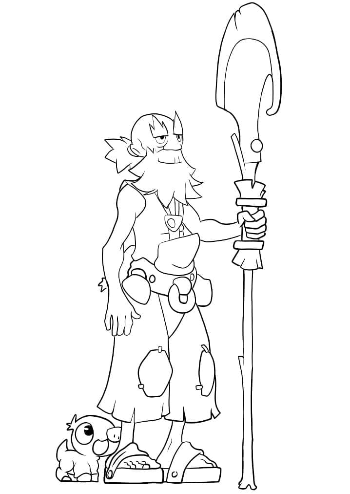 Coloriage ruel stroud de wakfu