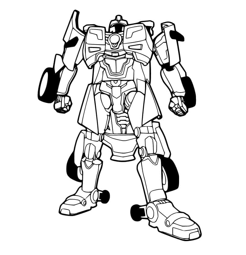 Coloriage tobot deltatron