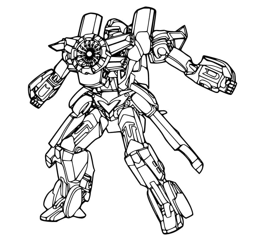 Coloriage tobot titan