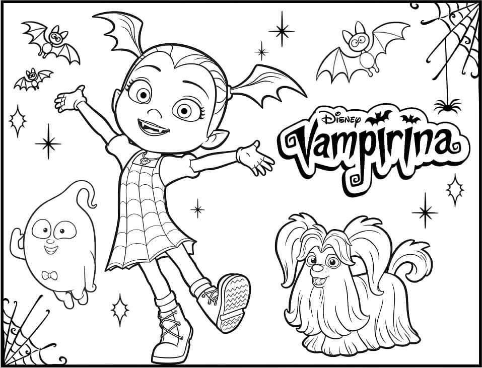 Coloriage vampirina 2