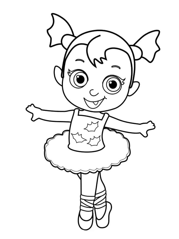 Coloriage vampirina 4