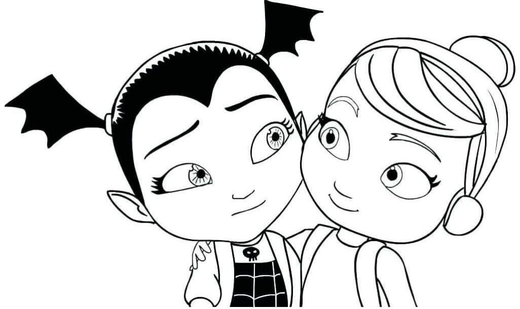 Coloriage vampirina 5 à imprimer