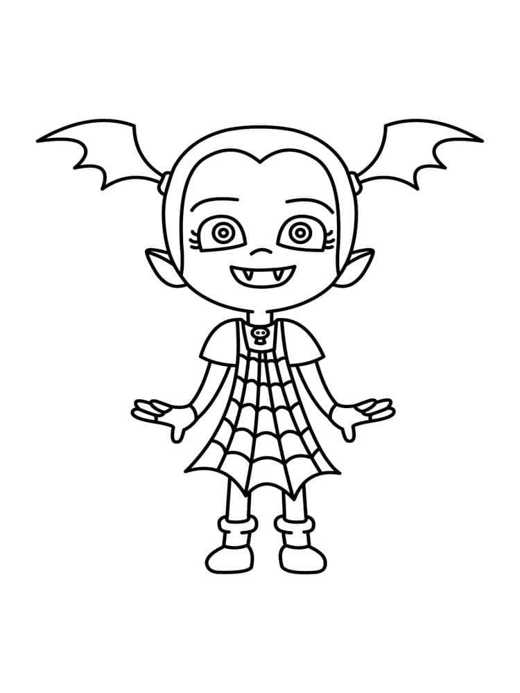 Coloriage vampirina 7