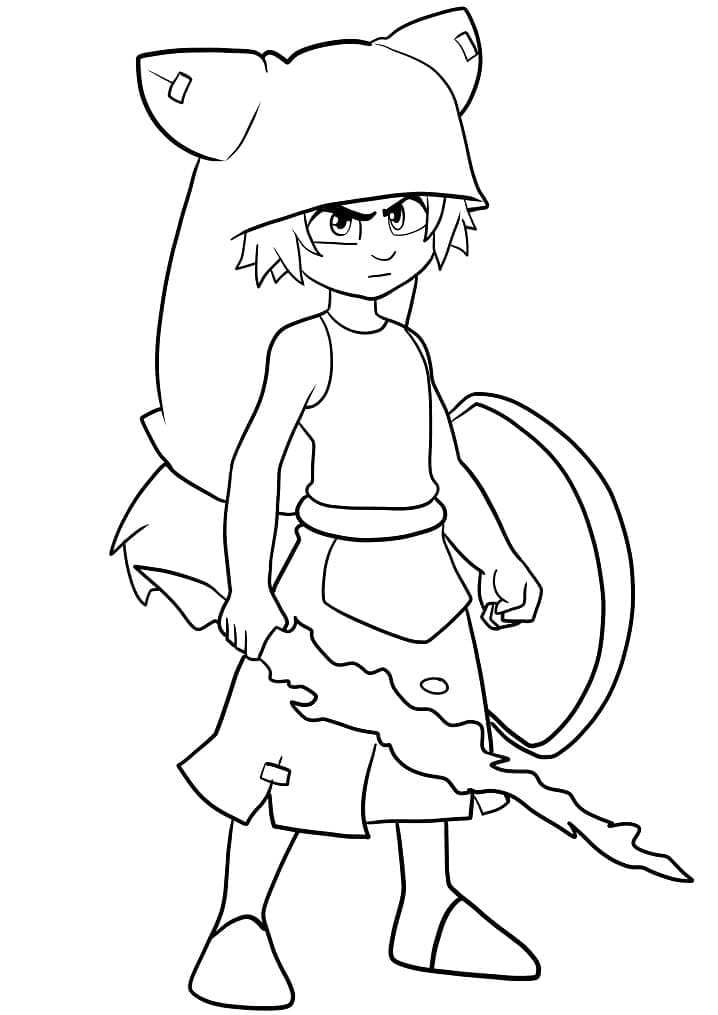 Coloriage yugo de wakfu