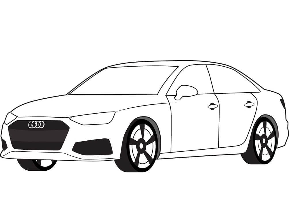 Coloriage audi a4