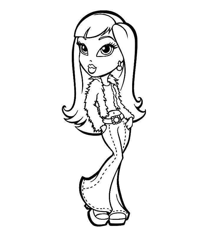 Coloriage bratz 1