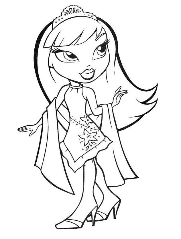 Coloriage bratz 10