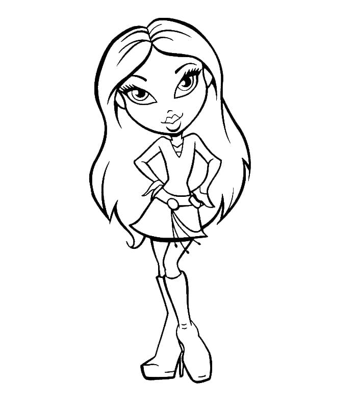 Coloriage bratz 13