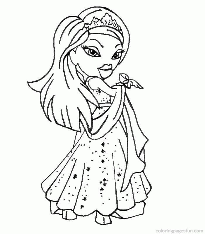 Coloriage bratz 14