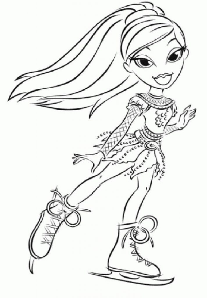 Coloriage bratz 16 à imprimer