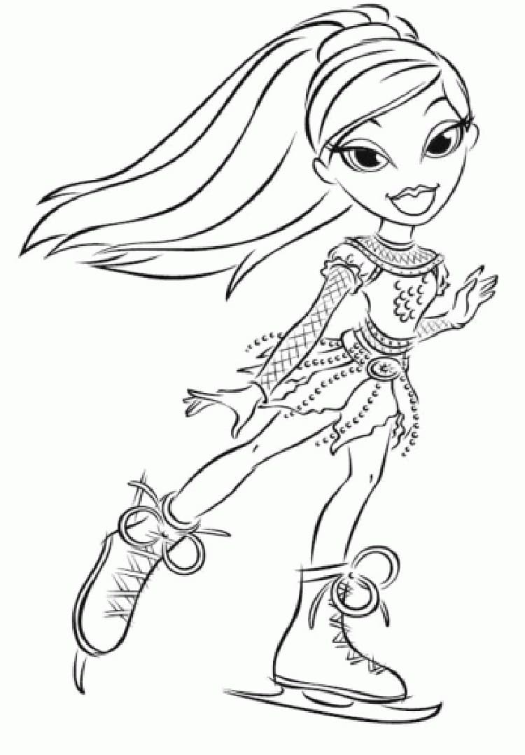 Coloriage bratz 16