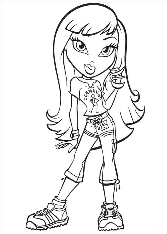 Coloriage bratz 19