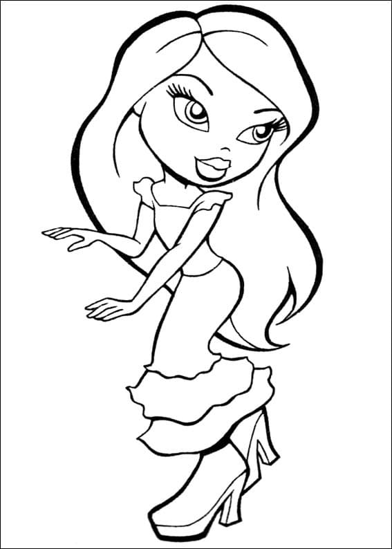 Coloriage bratz 20