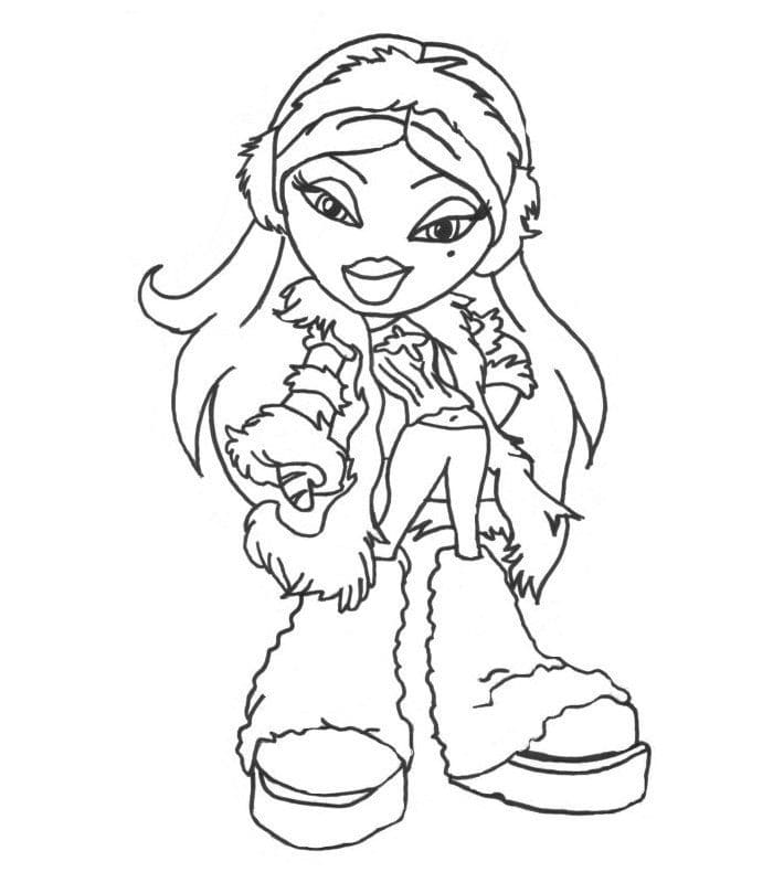 Coloriage bratz 23