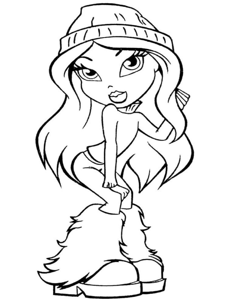 Coloriage bratz 24