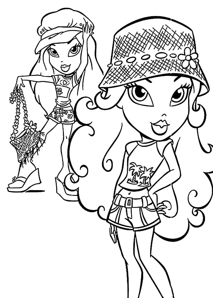 Coloriage bratz 25